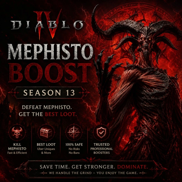 Diablo 4 Mephisto Boost (Season 13)