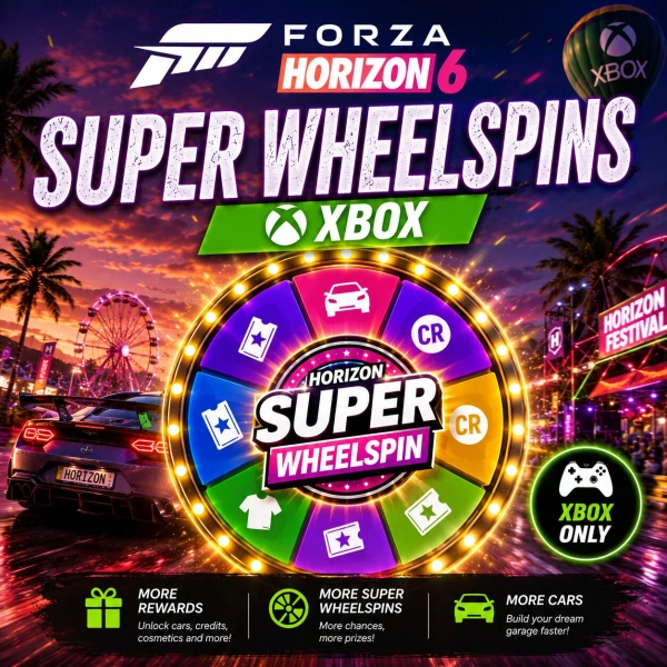 Forza Horizon 6 - SUPER Wheelspins | Xbox